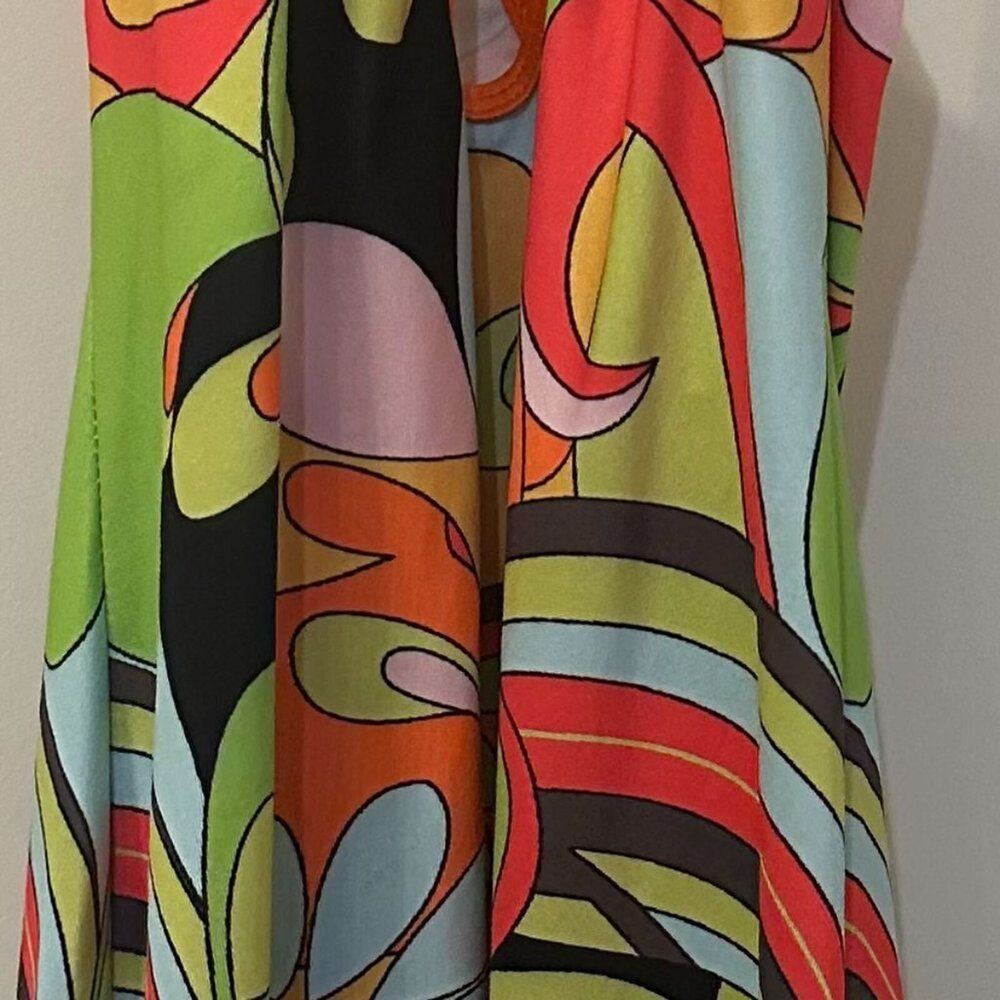 Vintage 60s 70s Dress Keyhole Peekaboo Retro Funky Mini Dress Sz S/M - Picture 4 of 4